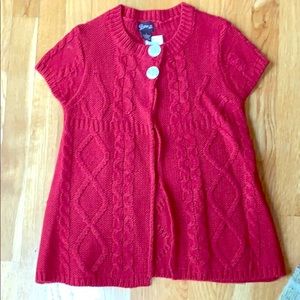 Red sweater. Love Lola, size small. New w tags.